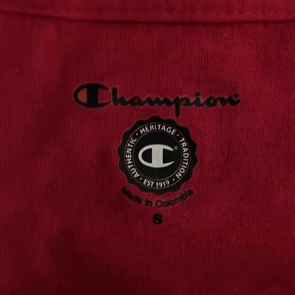 Champion Brand Pink and Gray Purdue University T-Shirt Size Small NEW NWOT - Picture 2 of 5